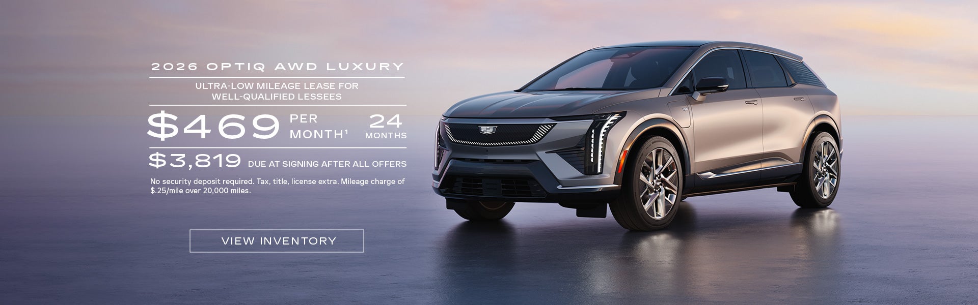 2026 OPTIQ AWD LUXURY. Ultra-low milege lease for well-qualified lessees. $469 per month 24 month...